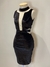 Vestido Curto Preto Veludo