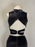 Vestido Curto Preto Veludo