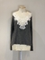 Blusa Rendada Cinza Arestta