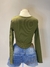 Croped Verde Manga Longa Safe Drip na internet
