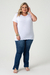 Blusa Feminina Barbara Plus Size Básica