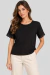 Blusa Feminina Com Renda Na Manga - Mulher Única