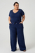 Blusa Decote V Moletinho Alessandra - loja online