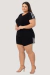 Conjunto Feminino Blusa + Shorts Plus Size Esportivo De Viscolycra na internet
