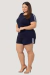 Conjunto Feminino Blusa + Shorts Plus Size Esportivo De Viscolycra - comprar online