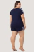 Conjunto Feminino Blusa + Shorts Plus Size Esportivo De Viscolycra na internet