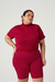 Blusa Plus Size Daiane Gola Alta Manga Curta na internet