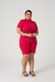 Blusa Plus Size Daiane Gola Alta Manga Curta - loja online