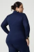 Blusa Canelada Gola Alta Rosangela - comprar online
