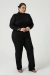Blusa Canelada Gola Alta Rosangela - comprar online