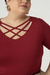 Blusa Camila Plus Size Com Tiras - loja online