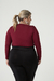 Blusa Feminina Sofia Plus Size Decote V Viscolycra - comprar online