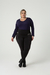 Blusa Feminina Sofia Plus Size Decote V Viscolycra - comprar online