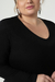 Blusa Feminina Sofia Plus Size Decote V Viscolycra - loja online