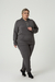 Blusão Casaco Manuela de Moletom Feminino Plus Size - Mulher Única