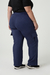 Calça Aline de Moletom Cargo Pantalona Feminina Plus Size - comprar online