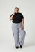 Calça de Moletom Cargo Pantalona Feminina Plus Size