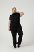 Calça Aline de Moletom Cargo Pantalona Feminina Plus Size na internet