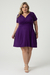 Vestido Claudia Transpassado Plus Size Feminino - Mulher Única