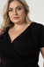 Vestido Claudia Transpassado Plus Size Feminino na internet