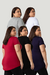 Kit 5 Blusas Femininas Plus Size Tampa Bumbum Nina Mullet