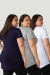 Kit 3 Blusas Femininas Plus Size Tampa Bumbum Nina Mullet na internet