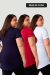 Kit 3 Blusas Femininas Plus Size Tampa Bumbum Nina Mullet - Mulher Única