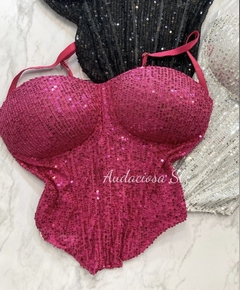 Corset em paetê - Audaciosa Slz