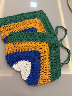 Cropped Croche Brasil