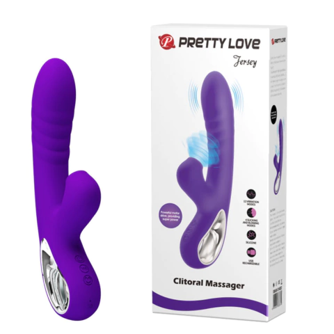 Pretty Love Jersey – Vibrador com Sucção e 12 Vibrações, Ponto G e Clitóris