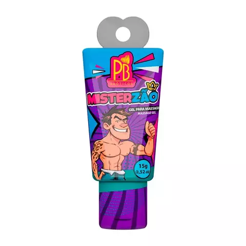 Gel para Massagem Corporal Misterzão 15g Linha PB Eróticos