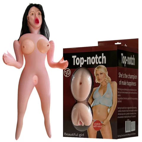 Boneca Inflável Morena Vagina e Ânus Realista 1,65m