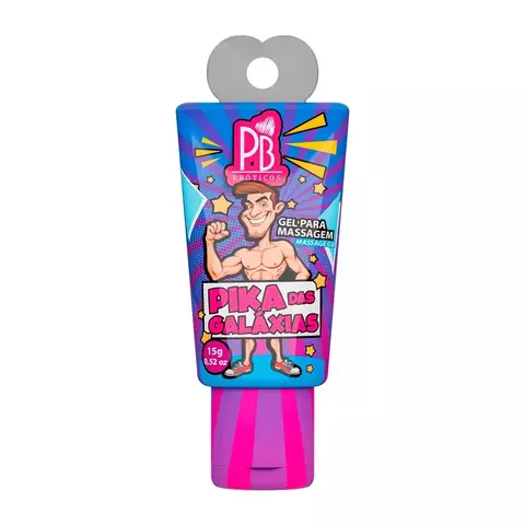 Gel para Massagem Pika das Galáxias 15g Linha PB Eróticos
