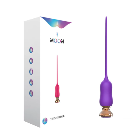 Pênis Plug Vibratório Recarregável IMOON – 10 Vibrações | Silicone Médico