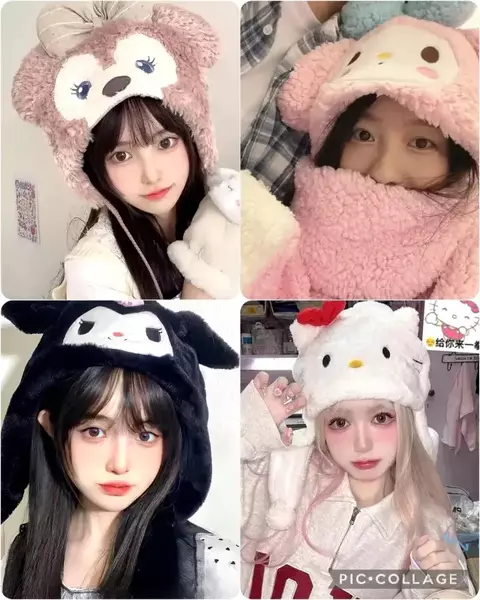 Gorro Bufanda de Felpa Personajes Sanrio (pz) - comprar en línea