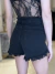 SHORT DESFLECADO NEGRO - comprar online