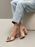 Sandalia Mango Nude Salto Alto - comprar online