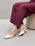 Scarpin Slingback Omnia Off White - comprar online
