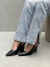Scarpin Slingback Mia Preto - loja online