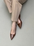 Sapatilha Slingback Feline Caramelo