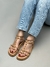 Papete Straps Tachas Nude na internet