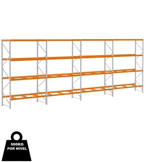 Mini Porta Pallet 500kg 1 Inicial 3 Continuações 7,45m Comprimento 3,00m x 1,80m x 80cm