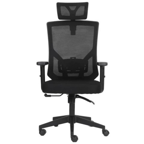 Poltrona Presidente Tela ORION Giratória Cor Preto