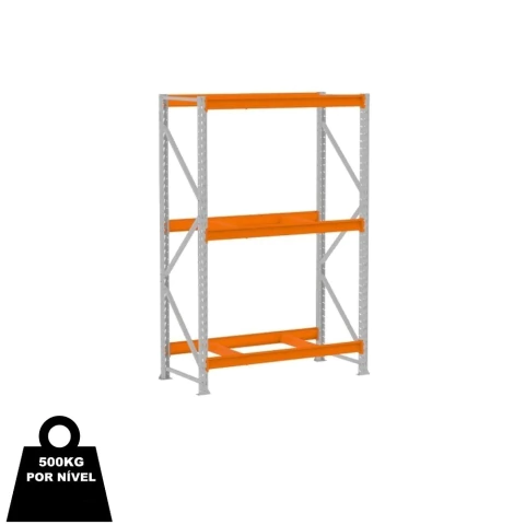 Mini Porta Pallet 500Kg Inicial 2,00m x 1,20m x 80cm