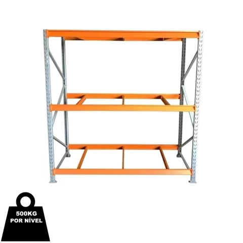 Mini Porta Pallet 500Kg Inicial 2,00m x 1,80m x 80cm