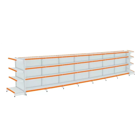 Gondola Centro 137 Fit Ate 7 Metros 2 Ponta Branco 64b Pe Laranja