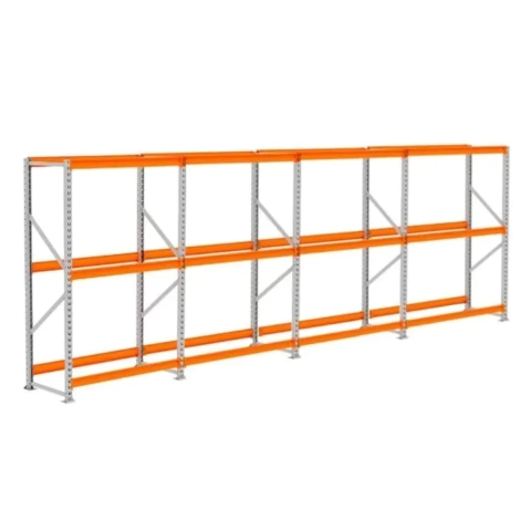 Mini Porta Pallet 250kg 1 Inicial 3 Continuações 7,45m Comprimento 2,00m x 1,80m x 60cm