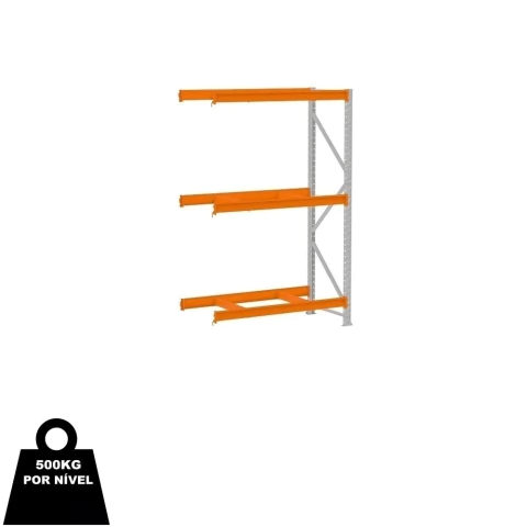 Mini Porta Pallet 500Kg Continuação 2,00m x 1,20m x 60cm
