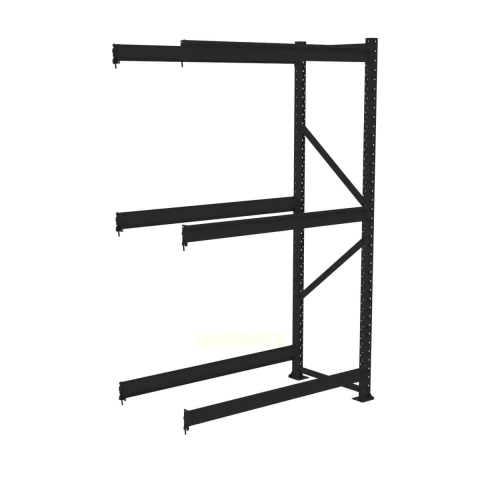 Mini porta pallet 250kg preto continuação 2,00 x 1,80 x 0,60