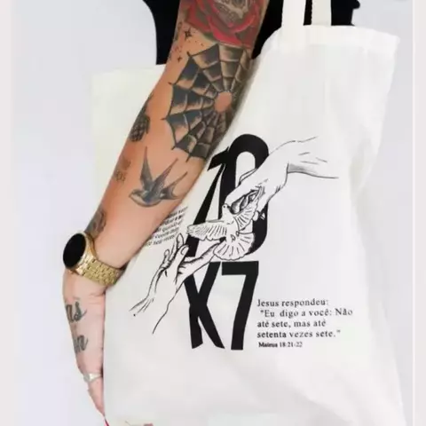 Ecobag 70 x 7 Jesus - Bíblia